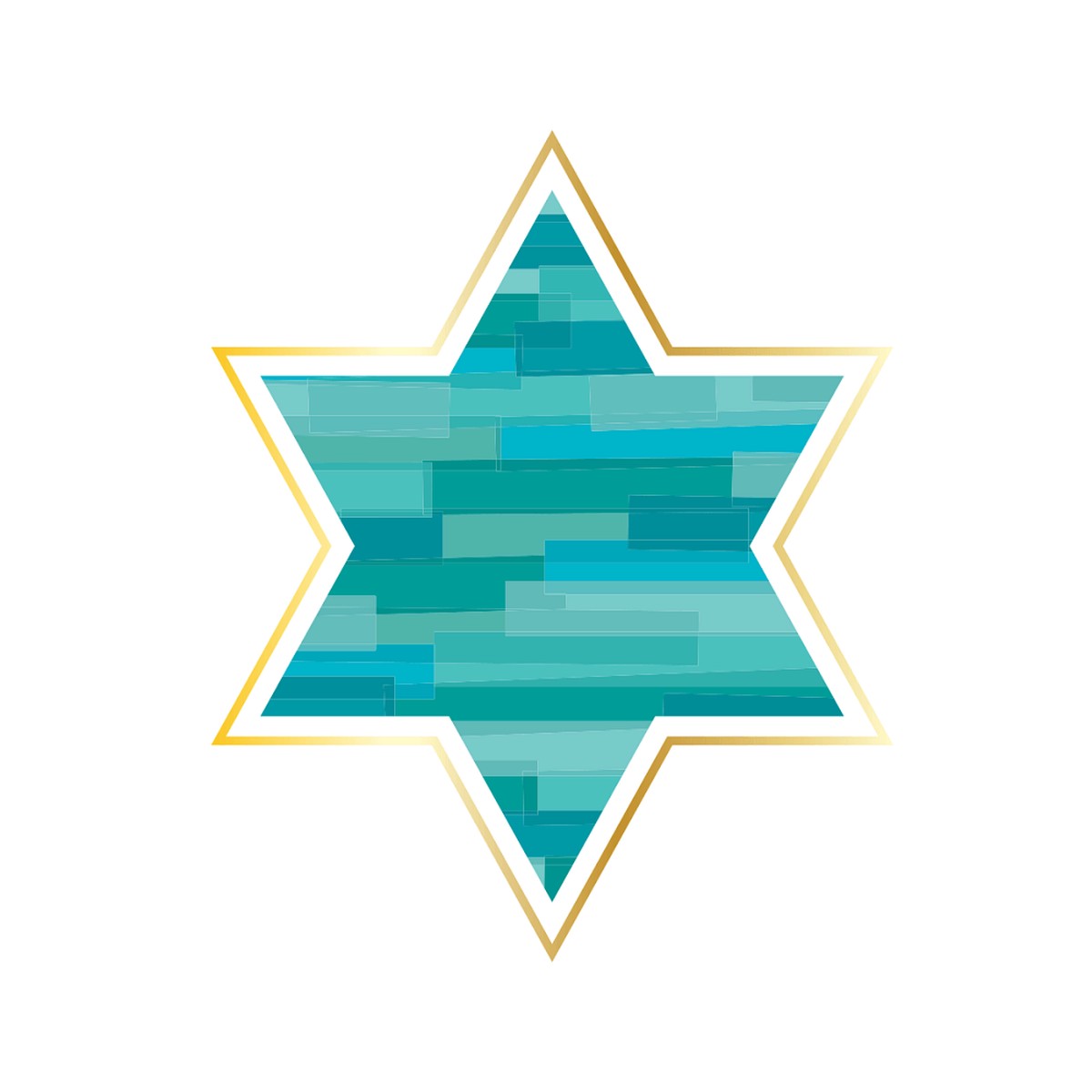 geometric-star-of-david-fabric-panel