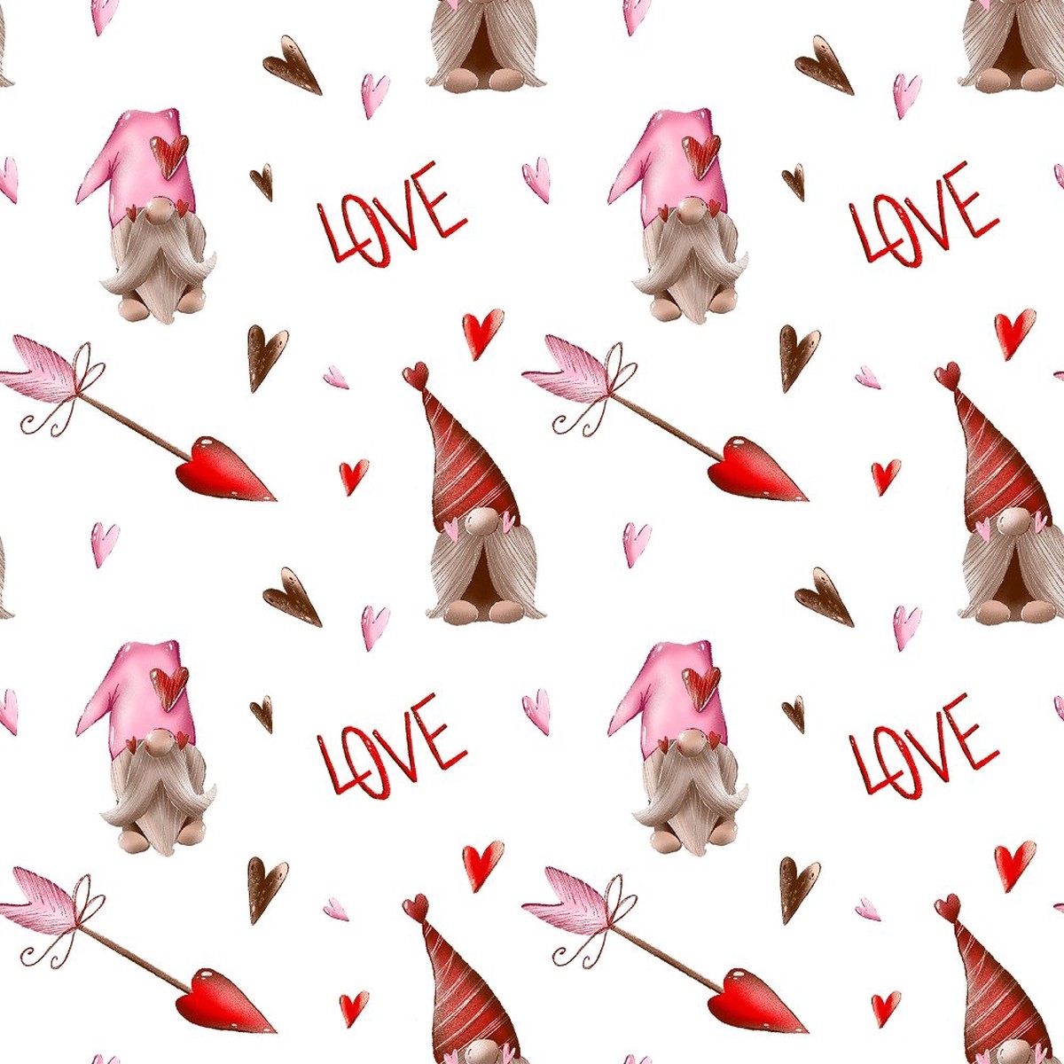 arrows-and-gnomes-fabric-white