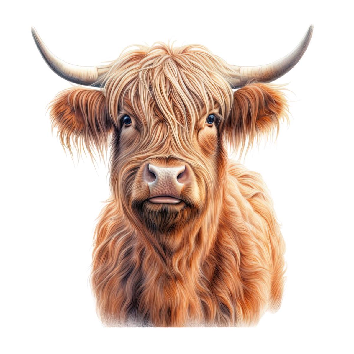 plain-highland-cow-3-fabric-panel