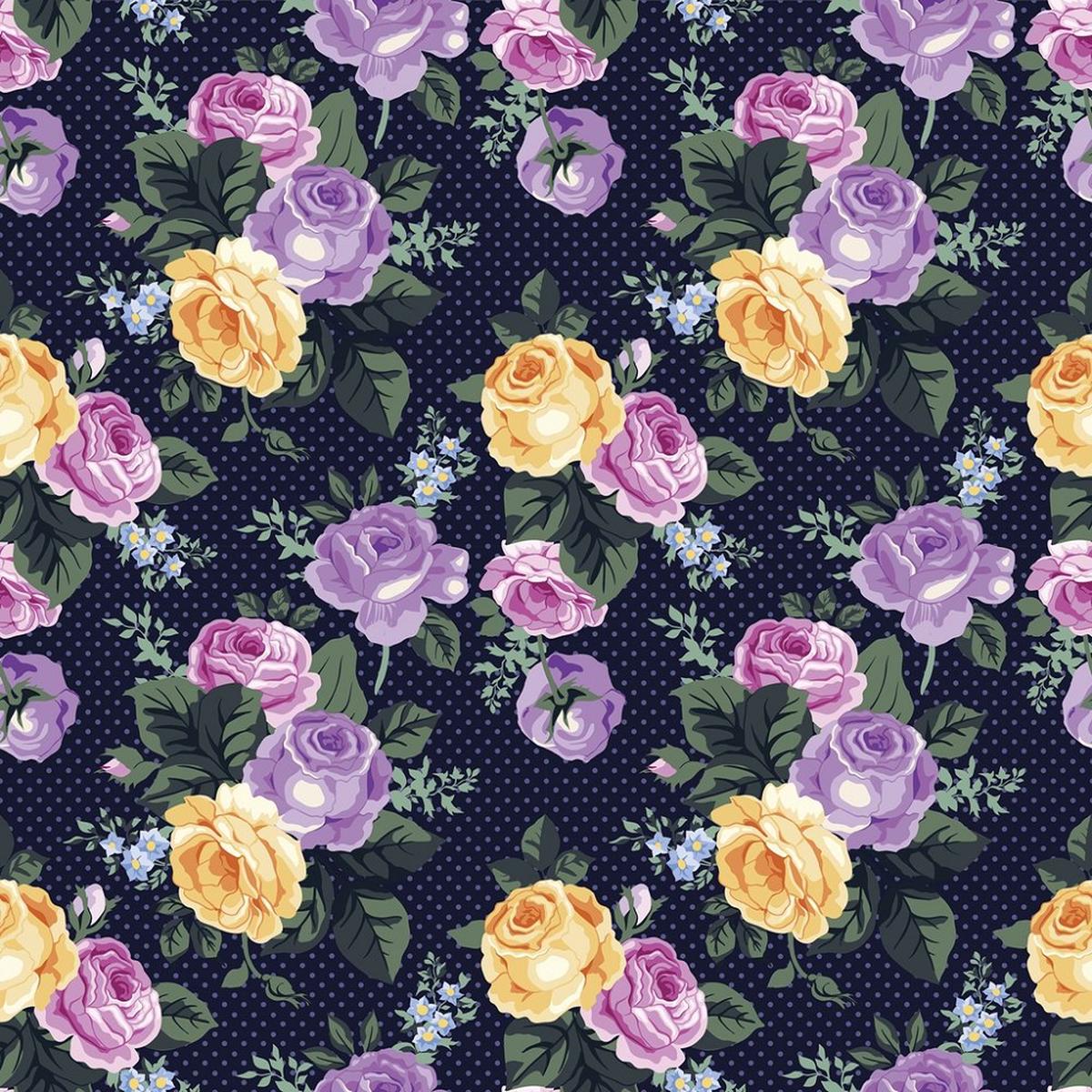 vintage-roses-dots-fabric