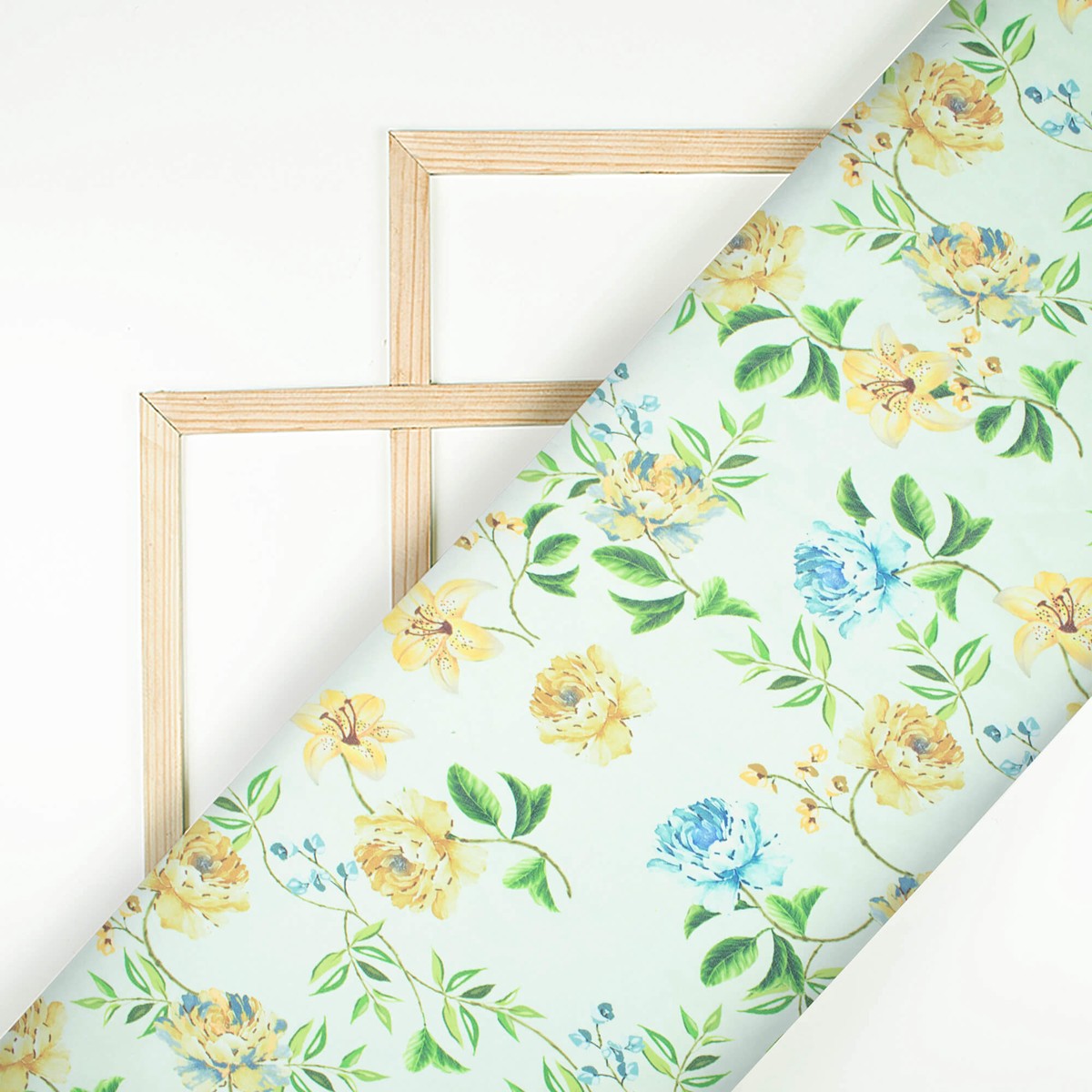 kavya-s-choice-tea-green-and-sky-blue-floral-pattern-digital-print-georgette-fabric