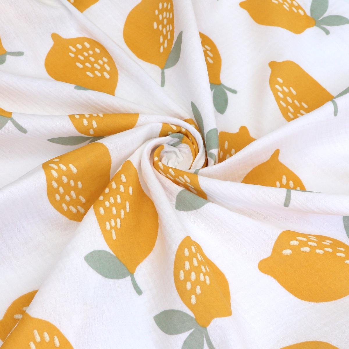 cotton-double-gauze-lemons