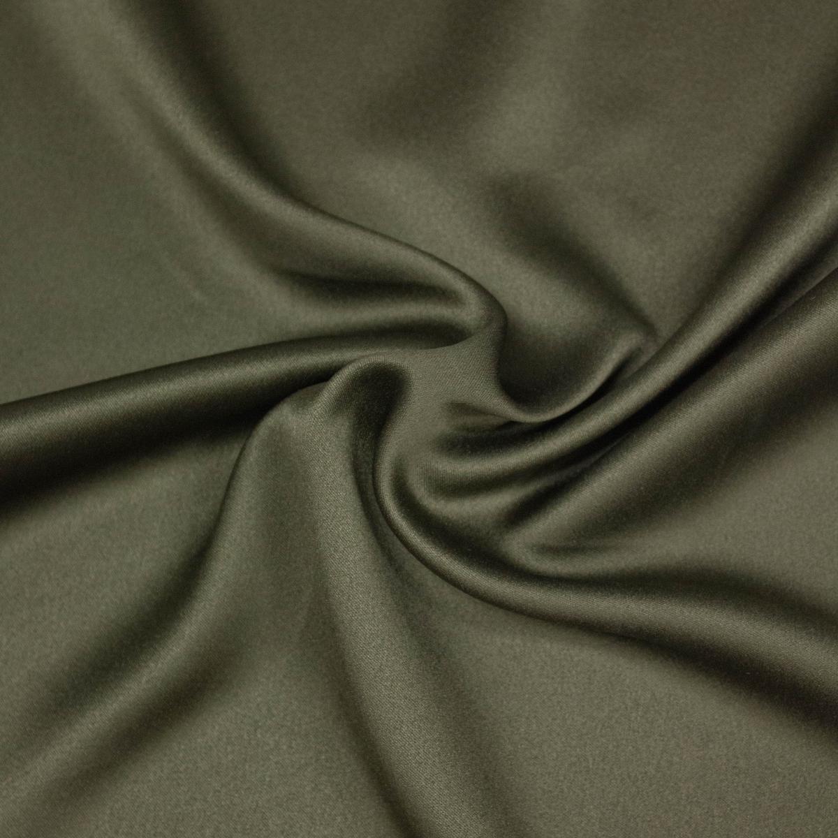 bo-khaki-green-polyester-sateen-stretch-fabric