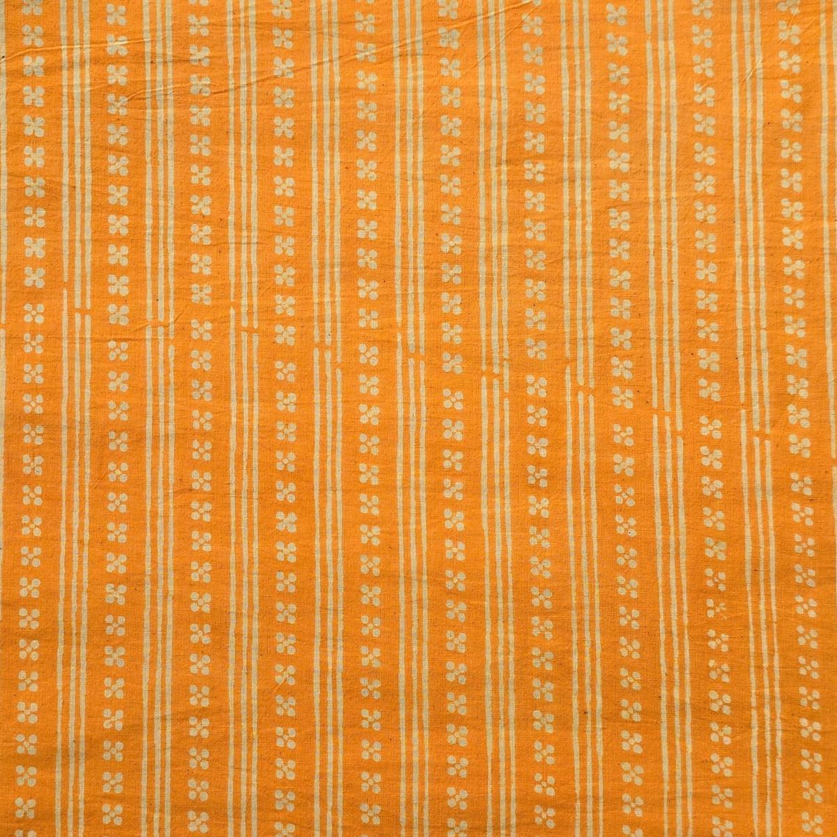 pure-cotton-dabu-orange-with-border-design-stripes-hand-block-print-fabric