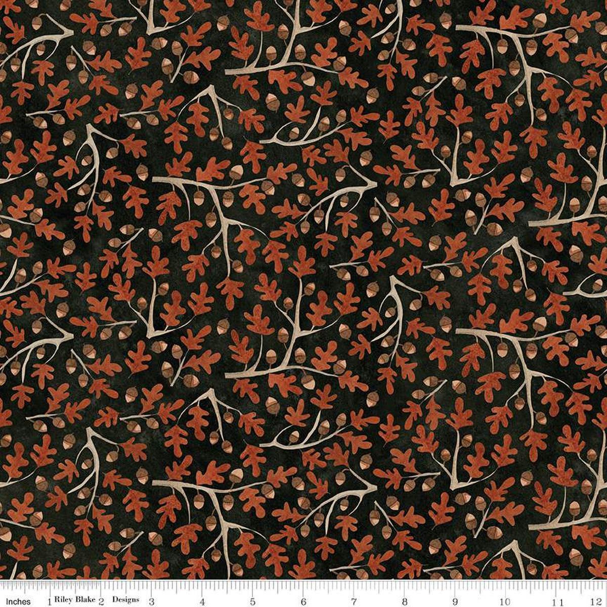 sale-bittersweet-farm-oaks-acorns-c14853-midnight-riley-blake-designs-sprigs-branches-sticks-leaves-acorns-quilting-cotton-fabric