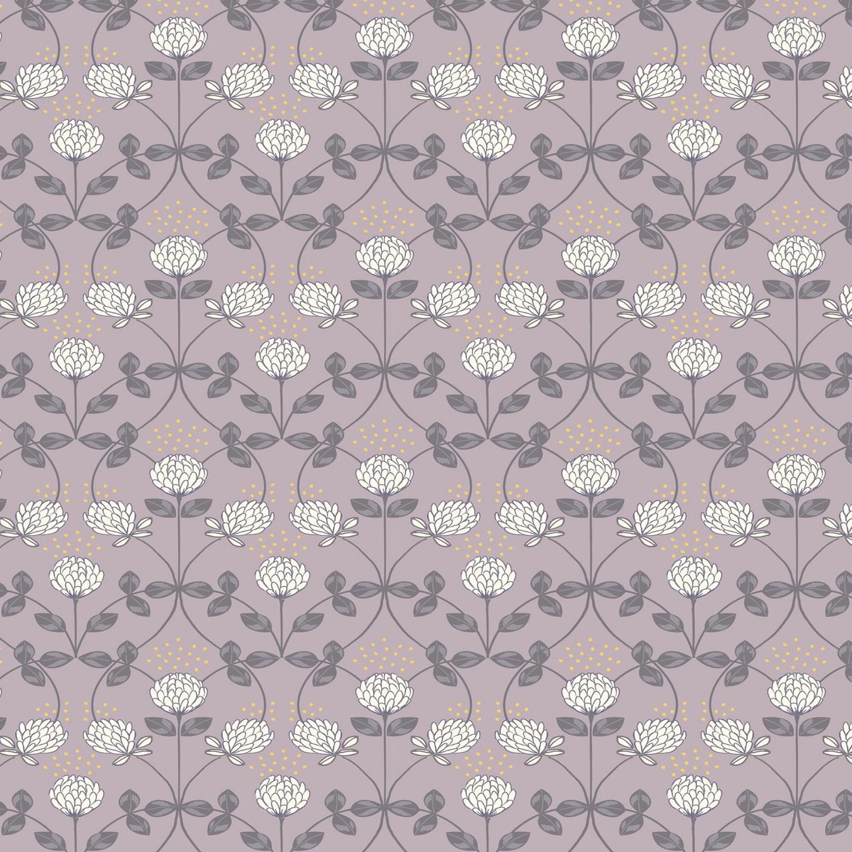 honey-bee-by-lewis-irene-clover-on-warm-lavender-with-gold-metallic