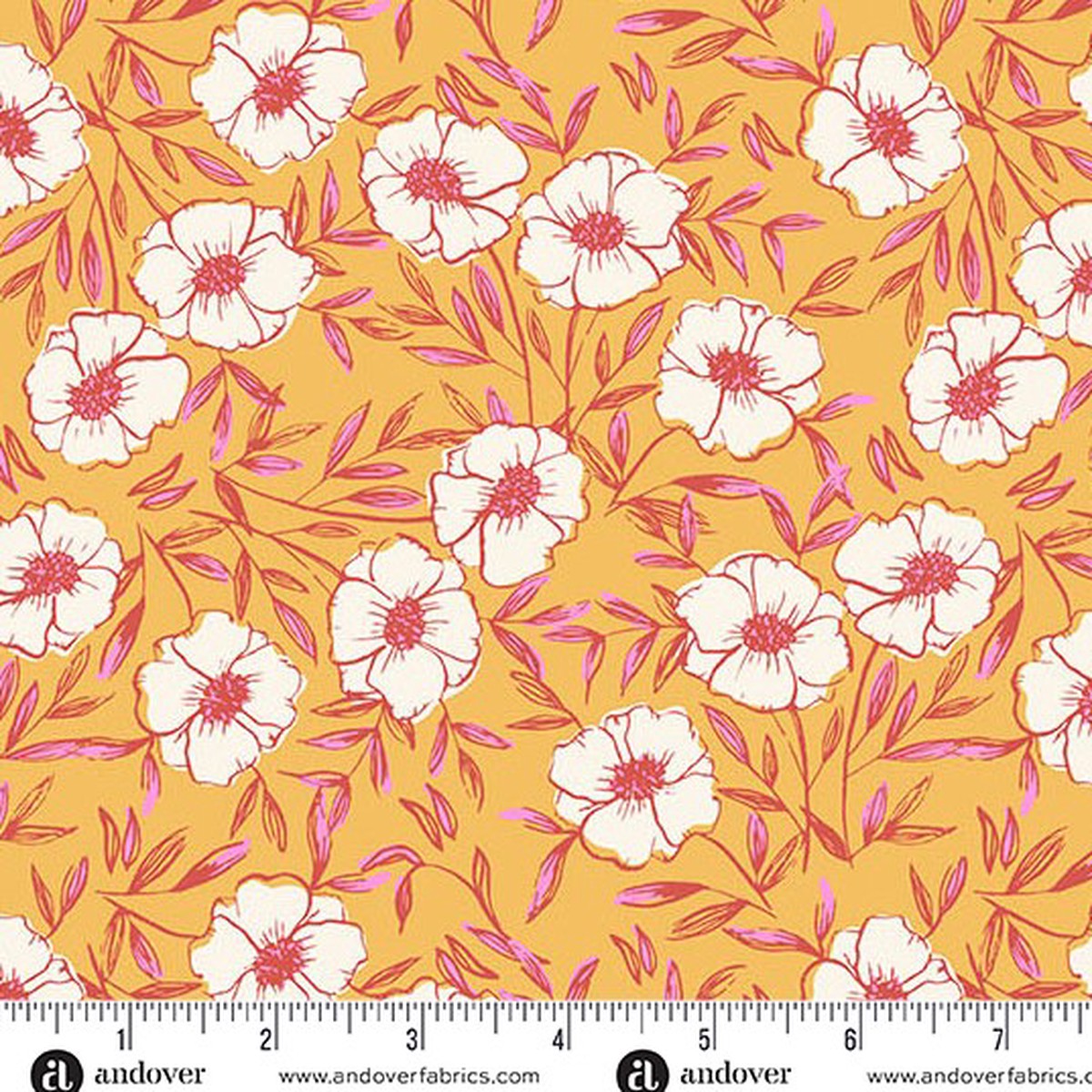 andover-mustard-bouquet-bliss-1567y-petals-and-stitches-by-stephanie-organes