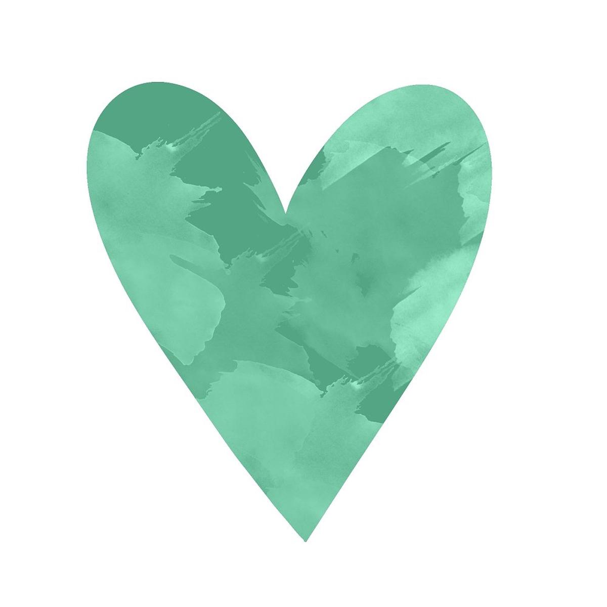 watercolor-heart-fabric-panel-teal