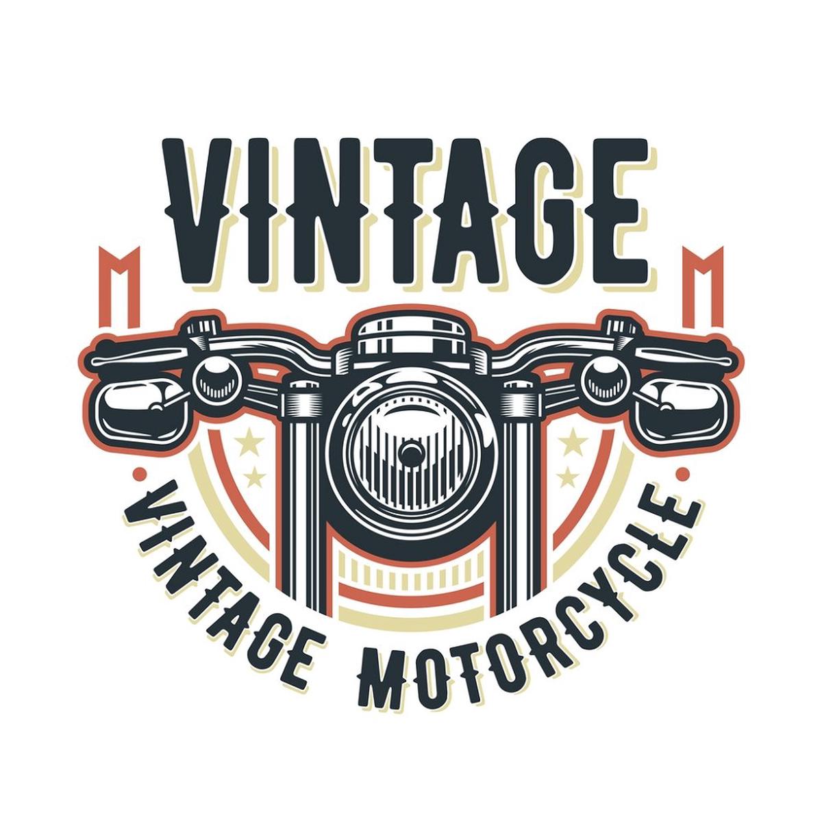 vintage-motorcycle-emblem-fabric-panel-black