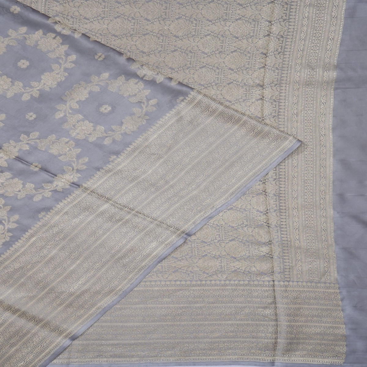 banarasi-satin-brocade-pastel-grey-saree