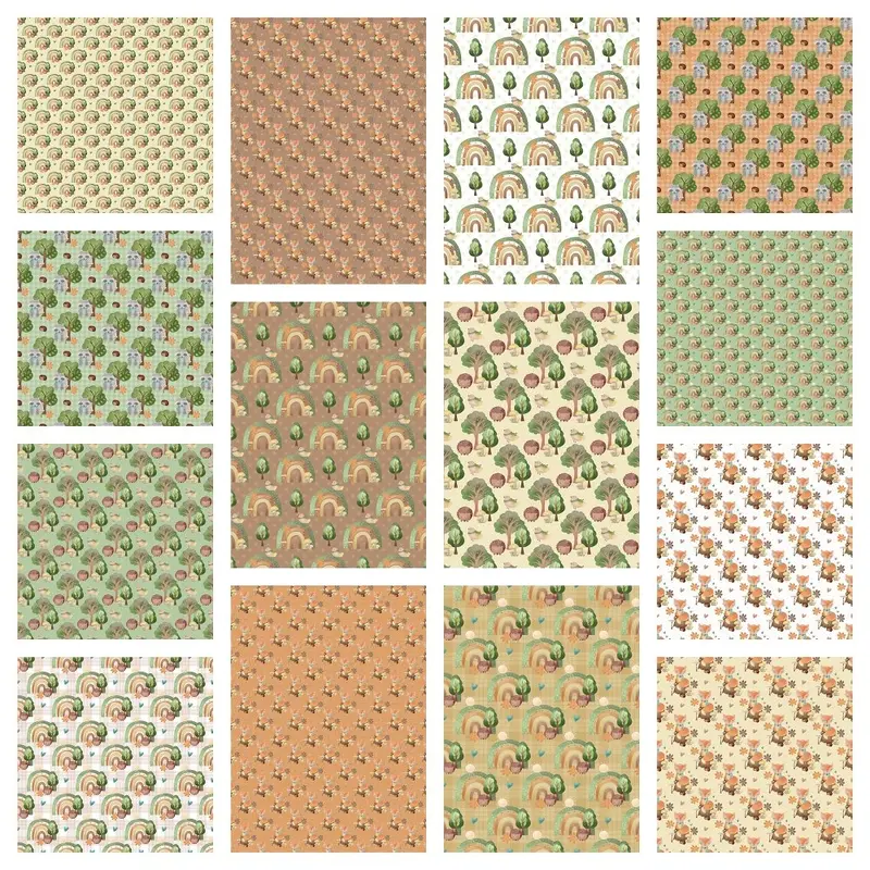 woodland-animals-fat-quarter-bundle-14-pieces