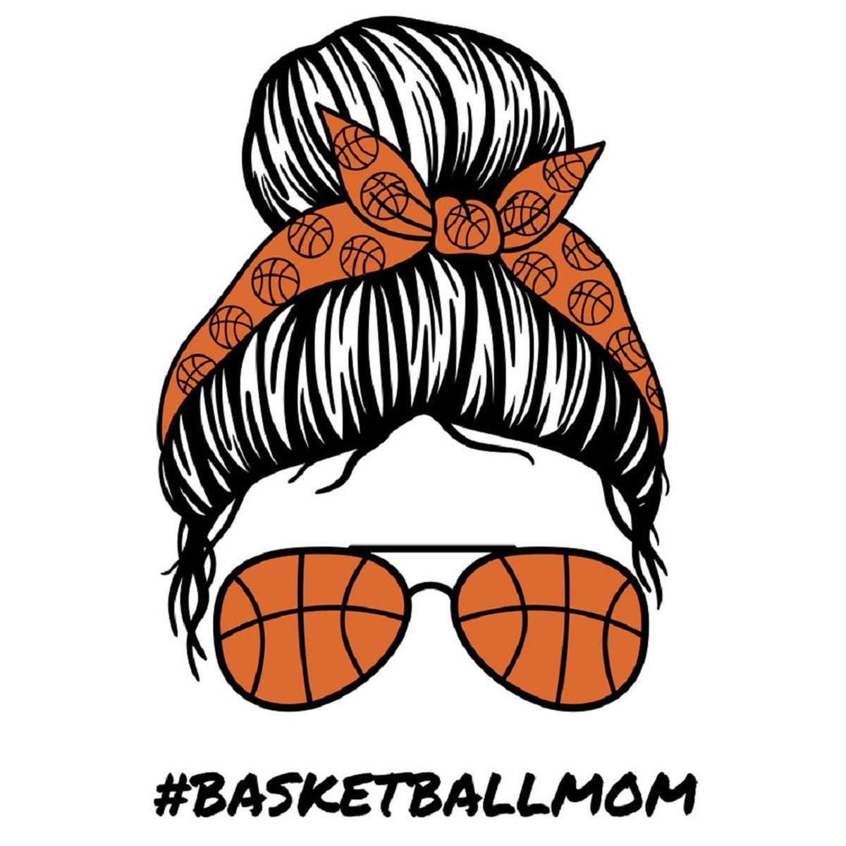 basketball-mom-fabric-panel