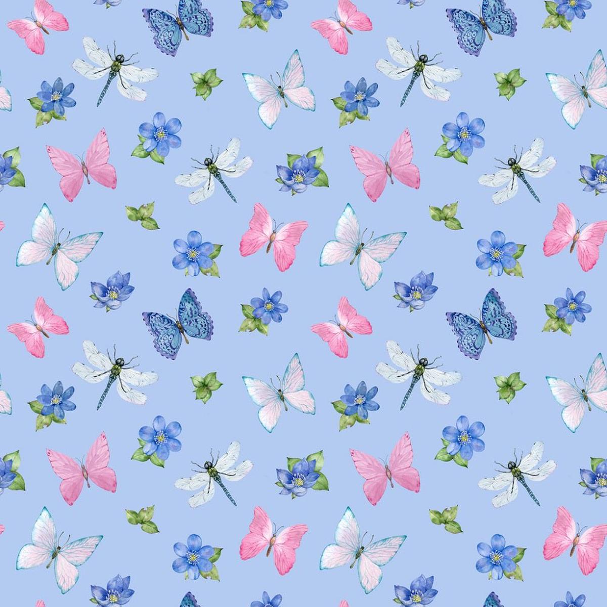 watercolor-butterflies-dragonflies-flowers-fabric-blue