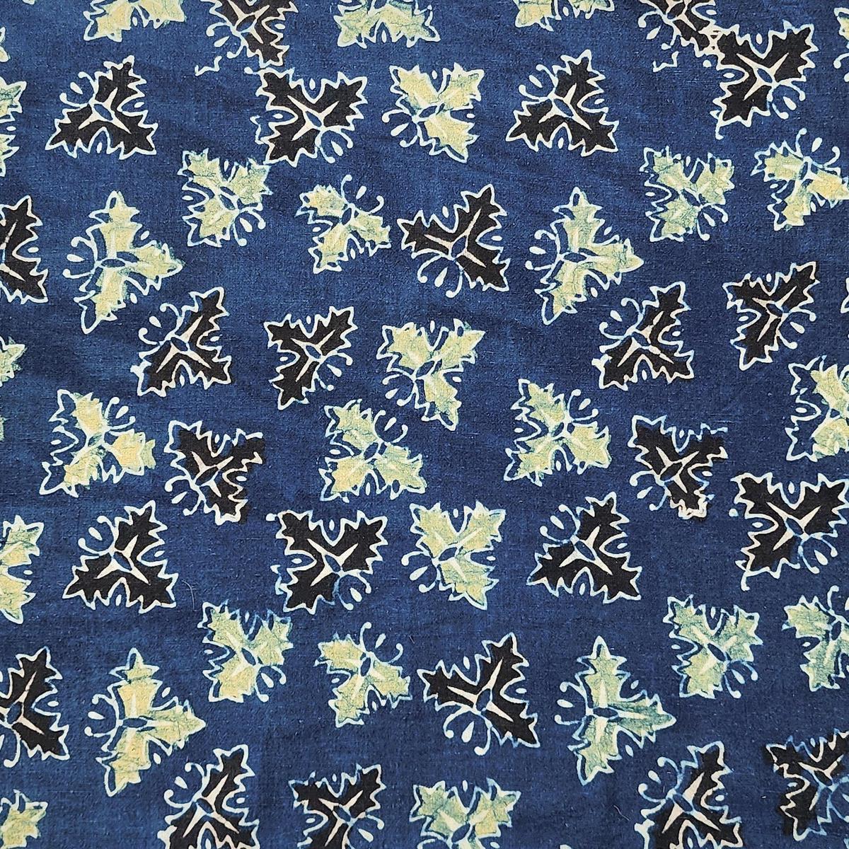pure-cotton-ajrak-rust-blue-with-black-and-mustard-motif-hand-block-print-fabric