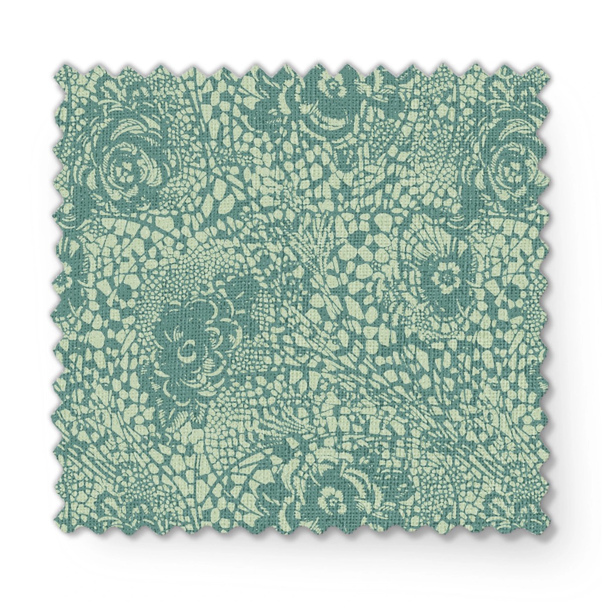 lace-meadow-on-green-fabric