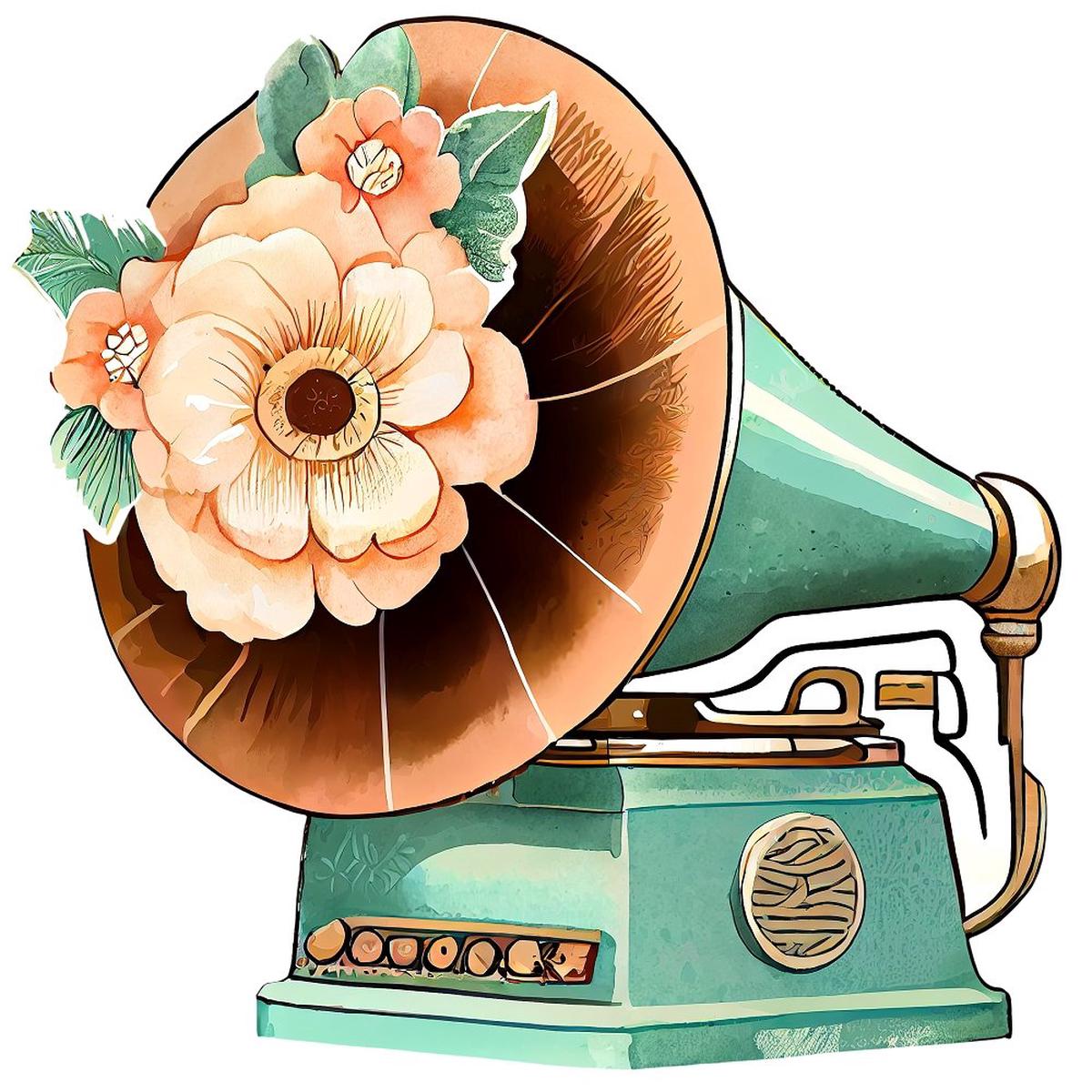 retro-gramophone-4-fabric-panel