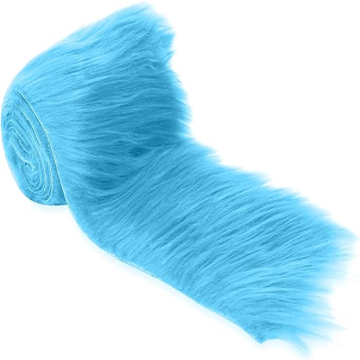 mohair-faux-fur-trim-turquoise-shaggy-pre-cut-strips