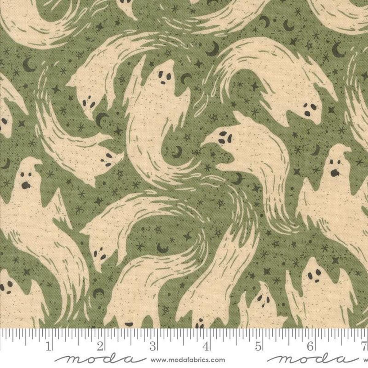 home-sweet-haunt-ghost-20914-moss-moda-fabrics-halloween-ghosts-boo-ghostly-spirits-quilting-cotton-fabric
