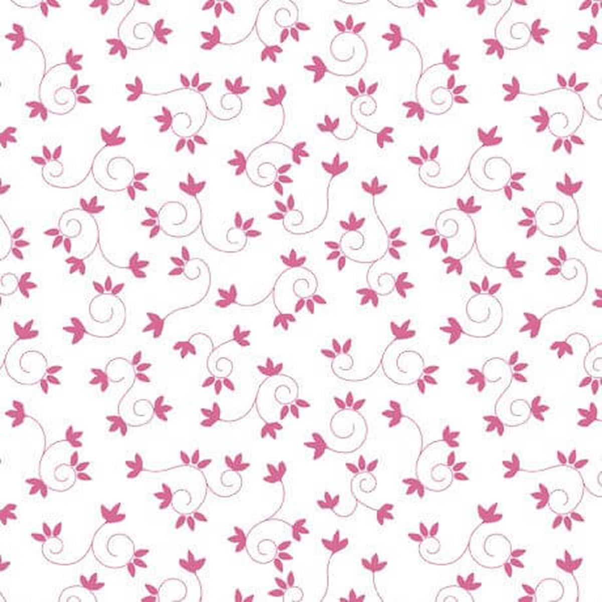 my-watercolor-garden-scroll-and-flower-pink-44-45-fabric-per-yard