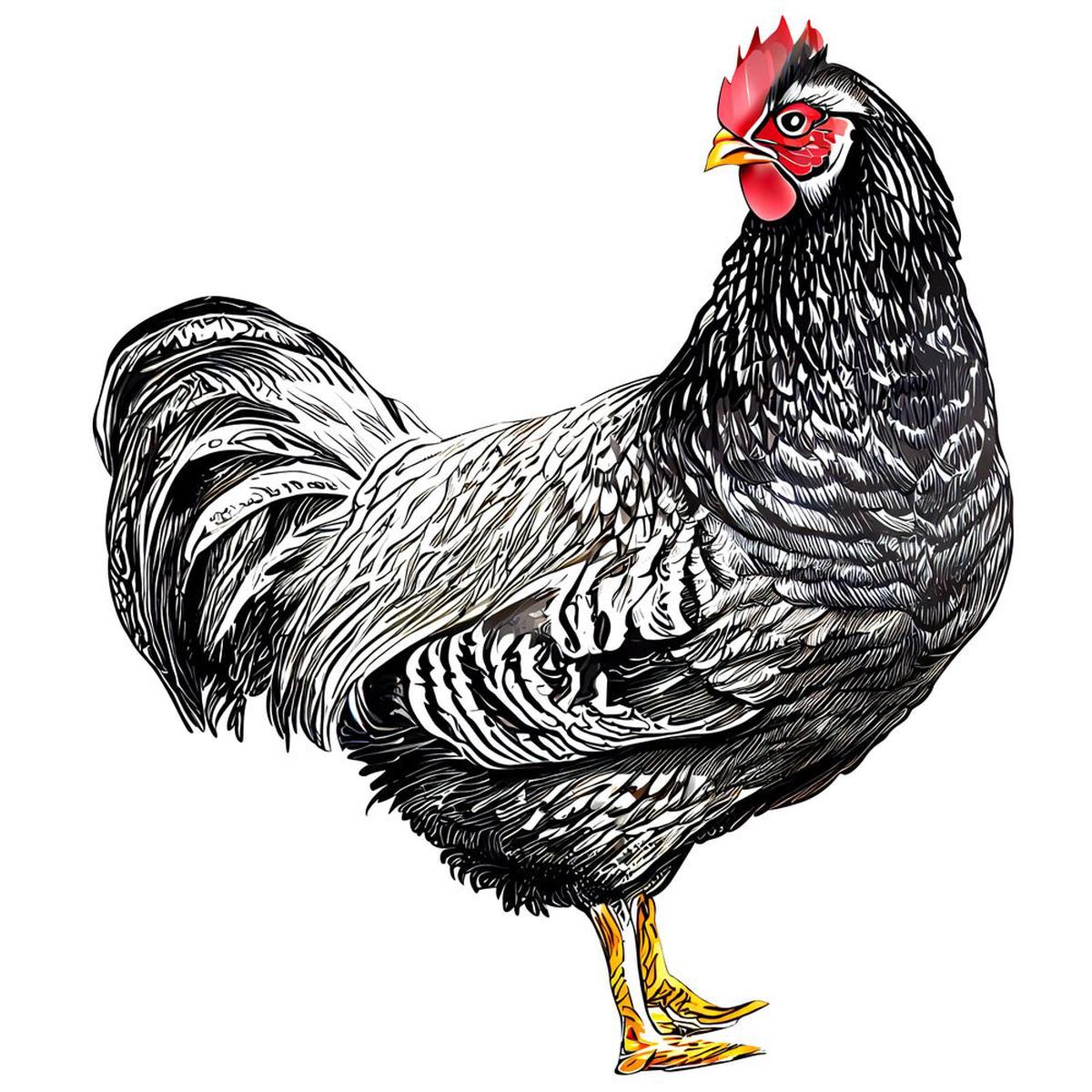 beautiful-hens-2-fabric-panel
