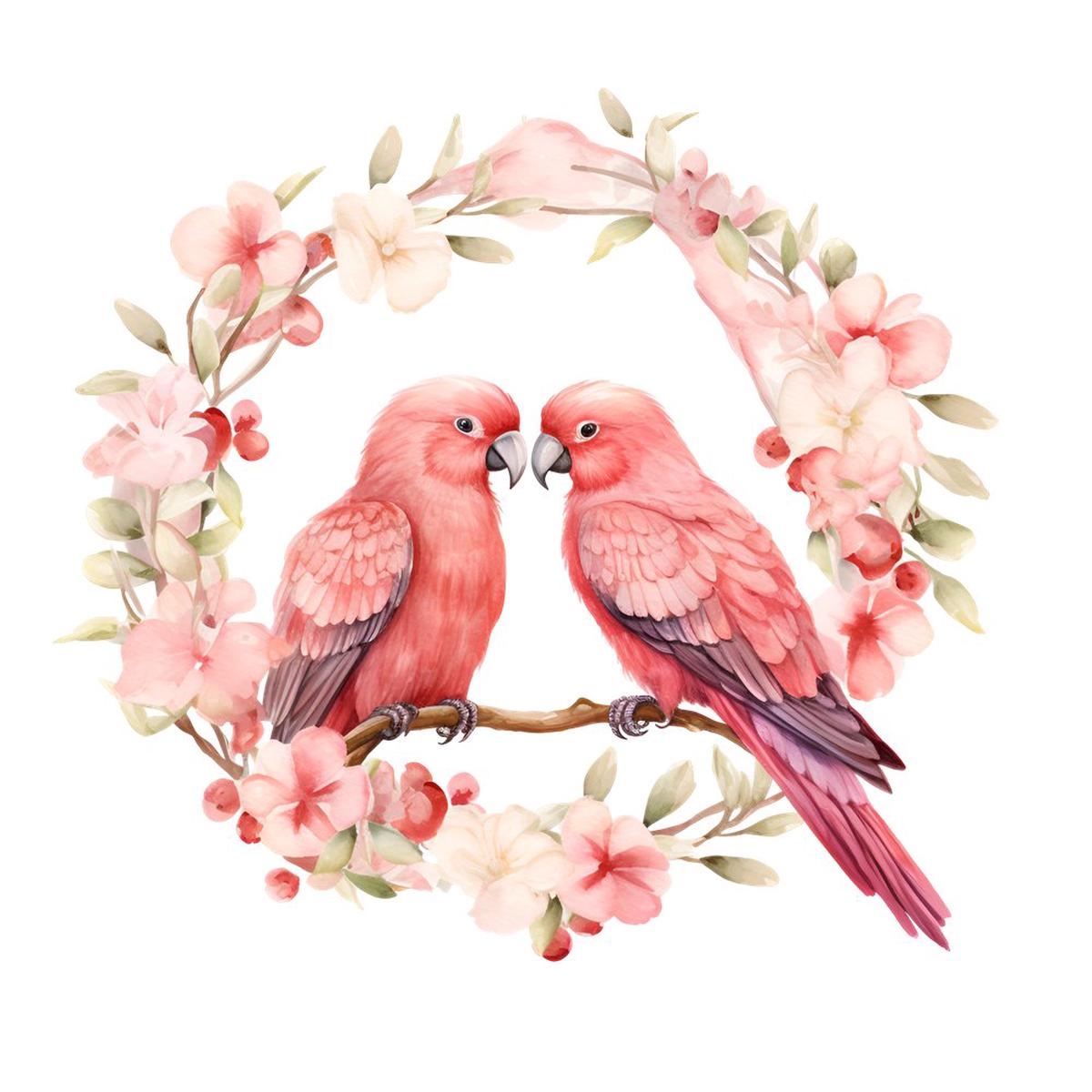love-birds-portrait-5-fabric-panel