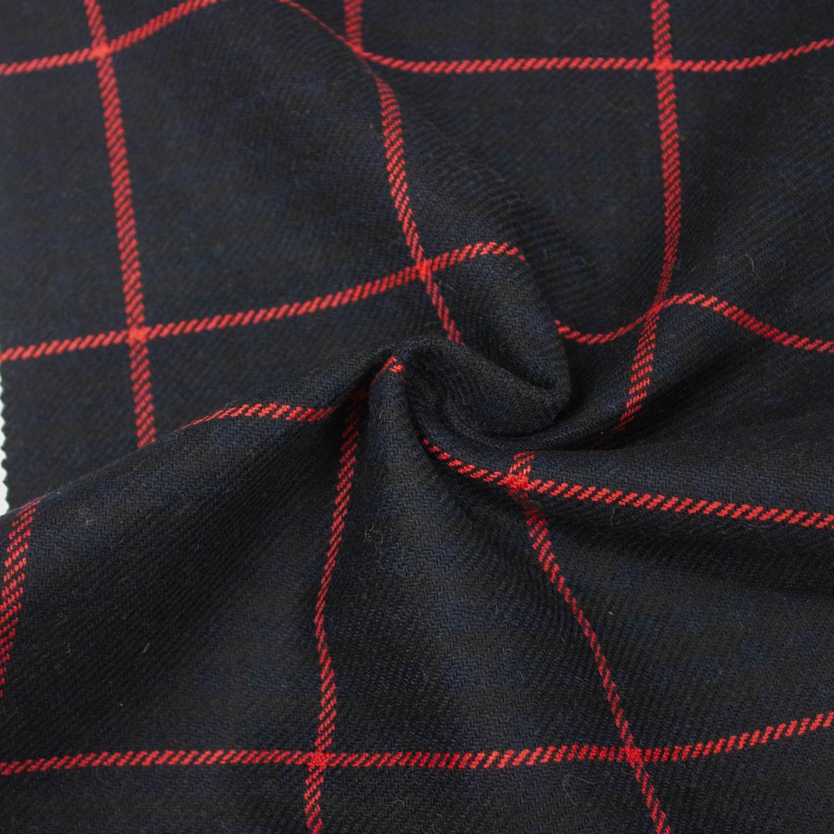 fibe-black-red-check-wool-blend-double-face-fabric