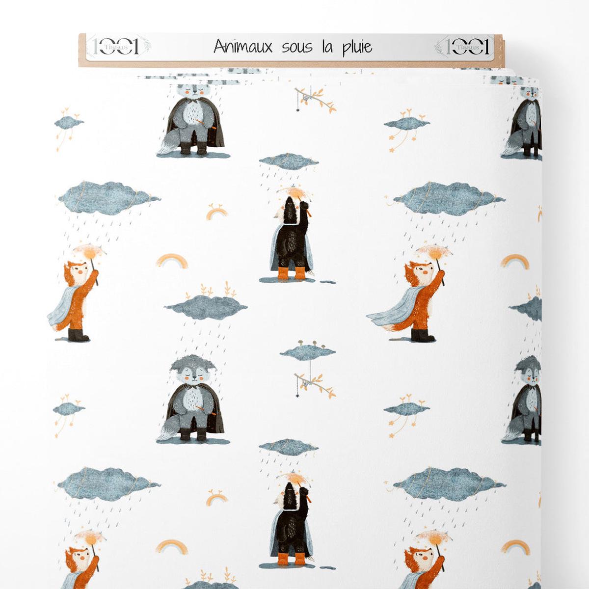 tissu-animaux-sous-la-pluie