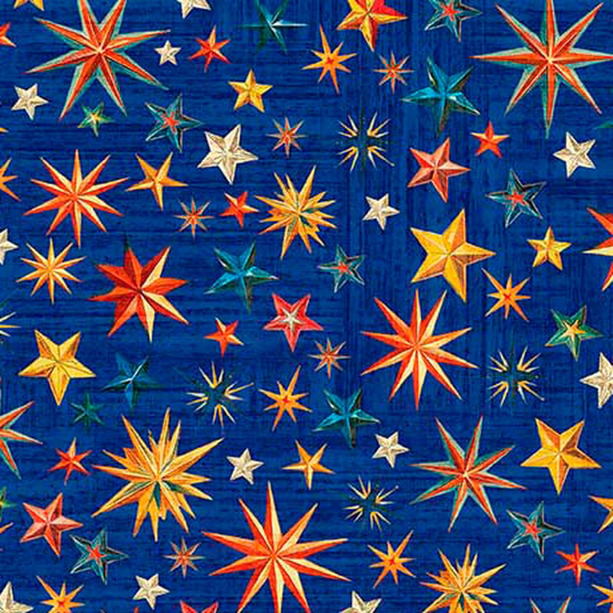 yippie-ki-yay-stars-royal-cotton-44-45-fabric-per-yard