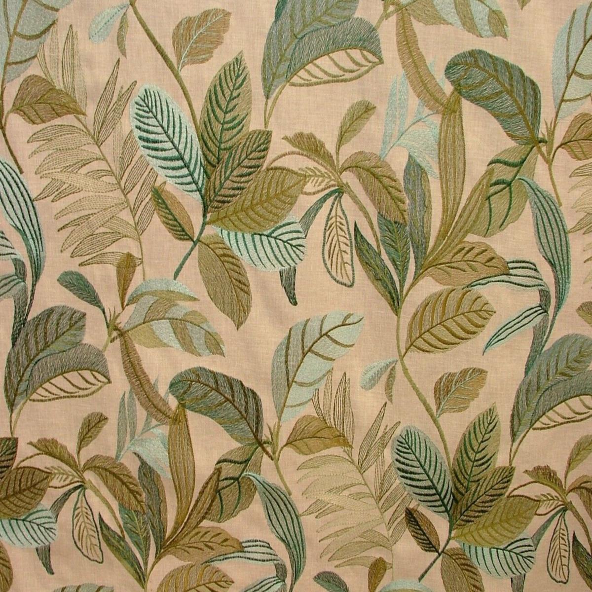 1-9-metres-iliv-antigua-pistachio-embroidered-fabric-curtain-upholstery-cushion