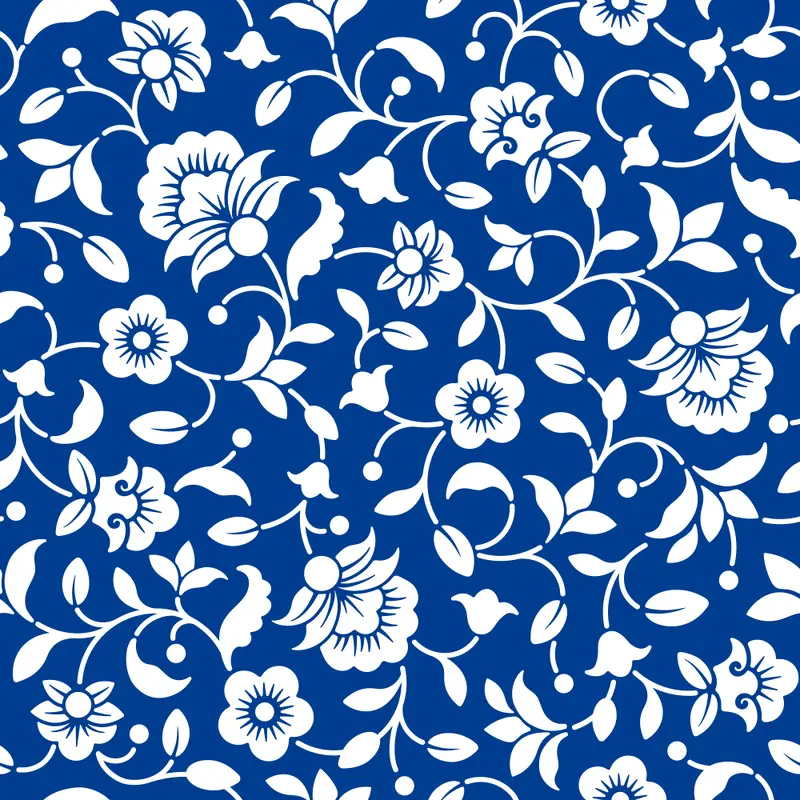 white-chic-elegance-floral-fabric-blue