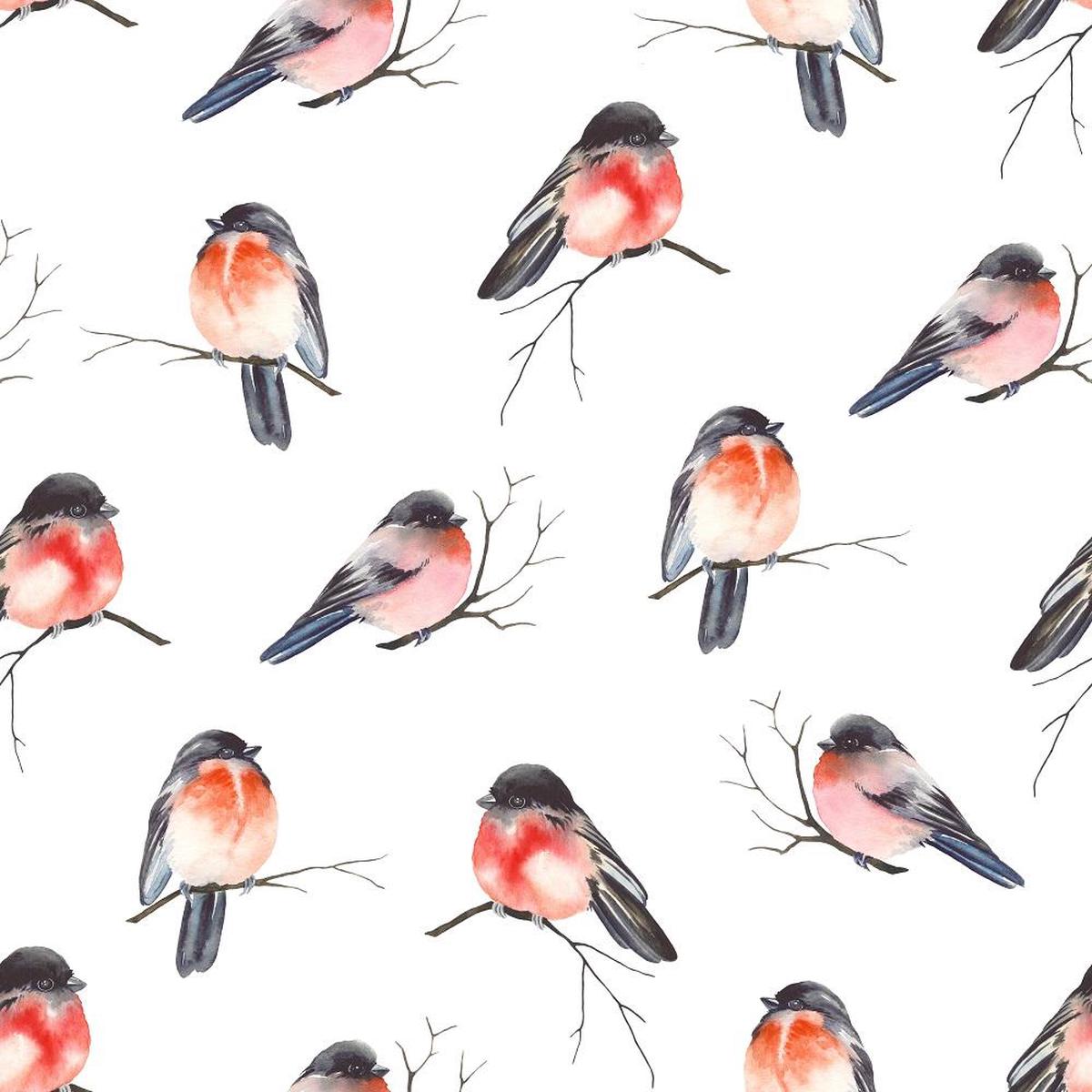watercolor-bullfinches-on-branches-fabric