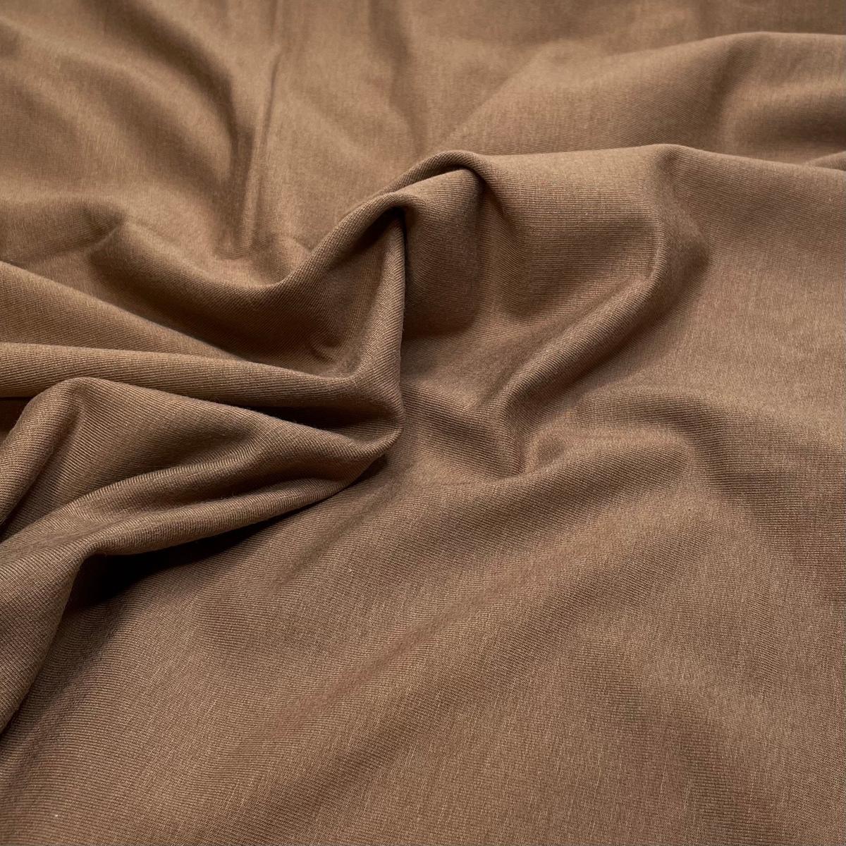 mocha-ice-cream-jersey-fleece-bamboo-cotton-knit-brown-0-85m-bundle
