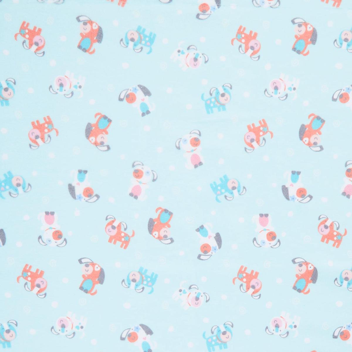 twinkle-comfort-flannel-puppy-love-flannel-aqua-yardage