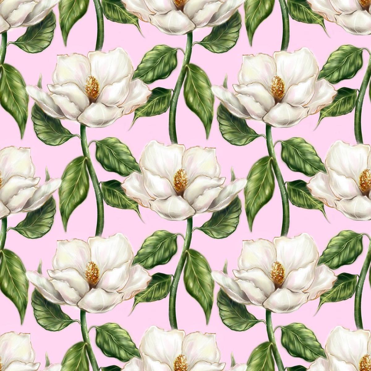 watercolor-magnolia-on-vine-fabric-pink