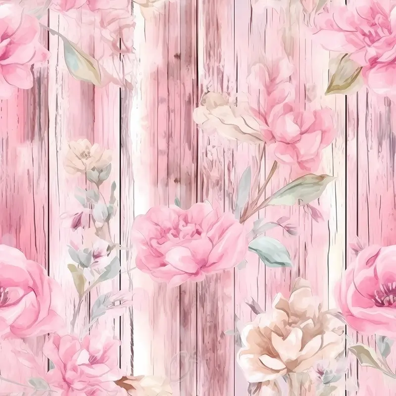 vintage-florals-on-wood-planks-3-fabric