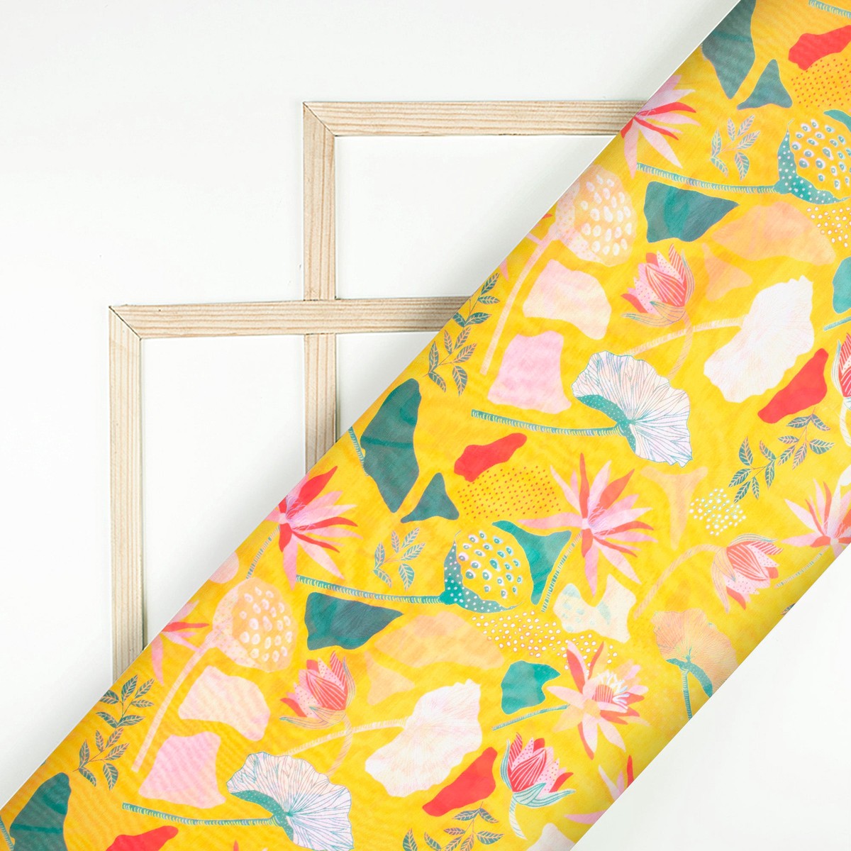 yellow-floral-digital-print-chanderi-fabric