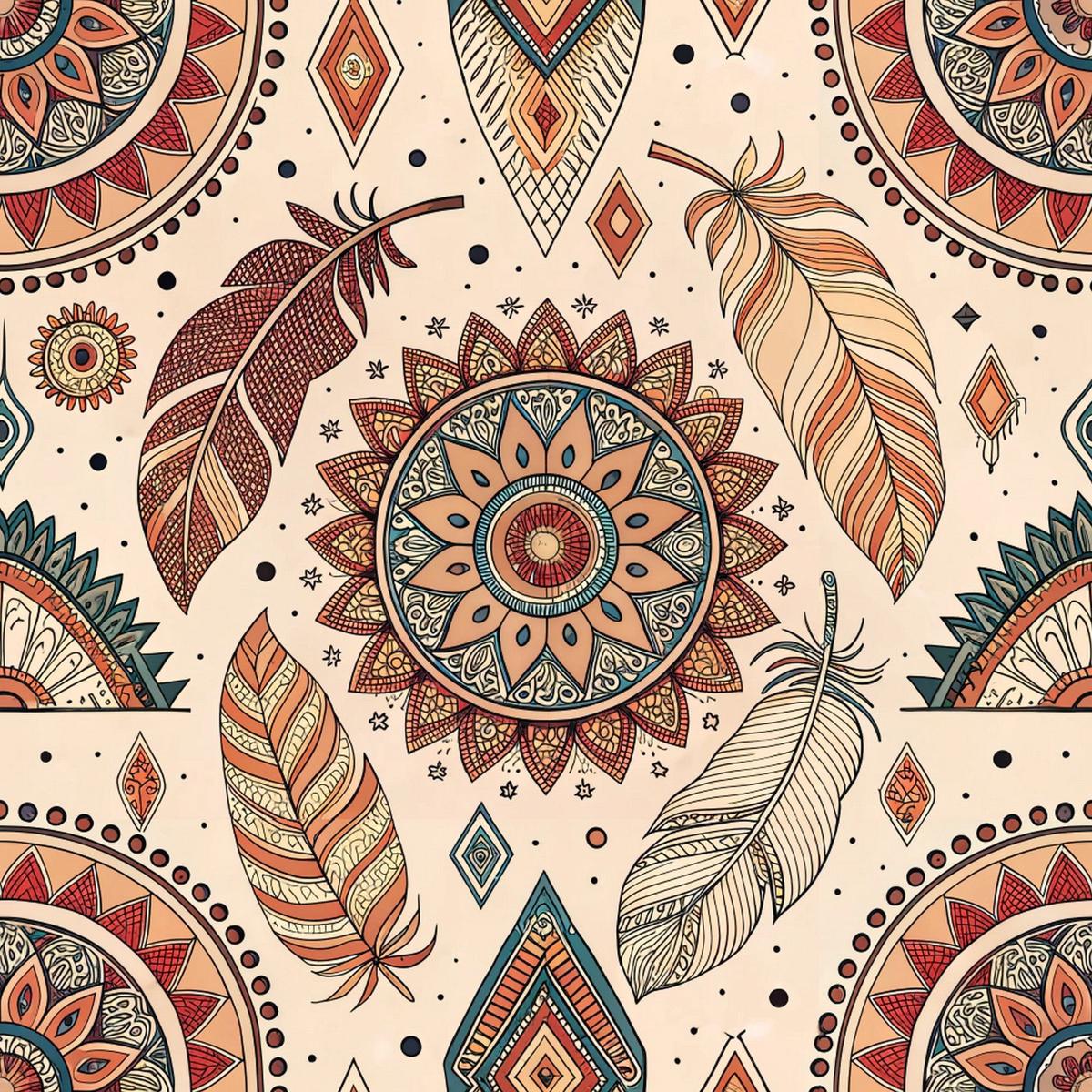 boho-tribal-mandala-pattern-7-quilting-cotton-fabric