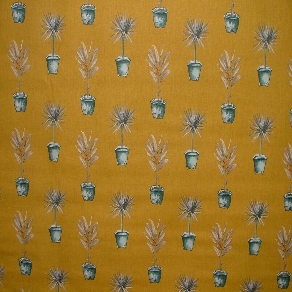 2-2-metres-iliv-greenhouse-pots-ochre-cotton-fabric-cushion-curtain-upholstery