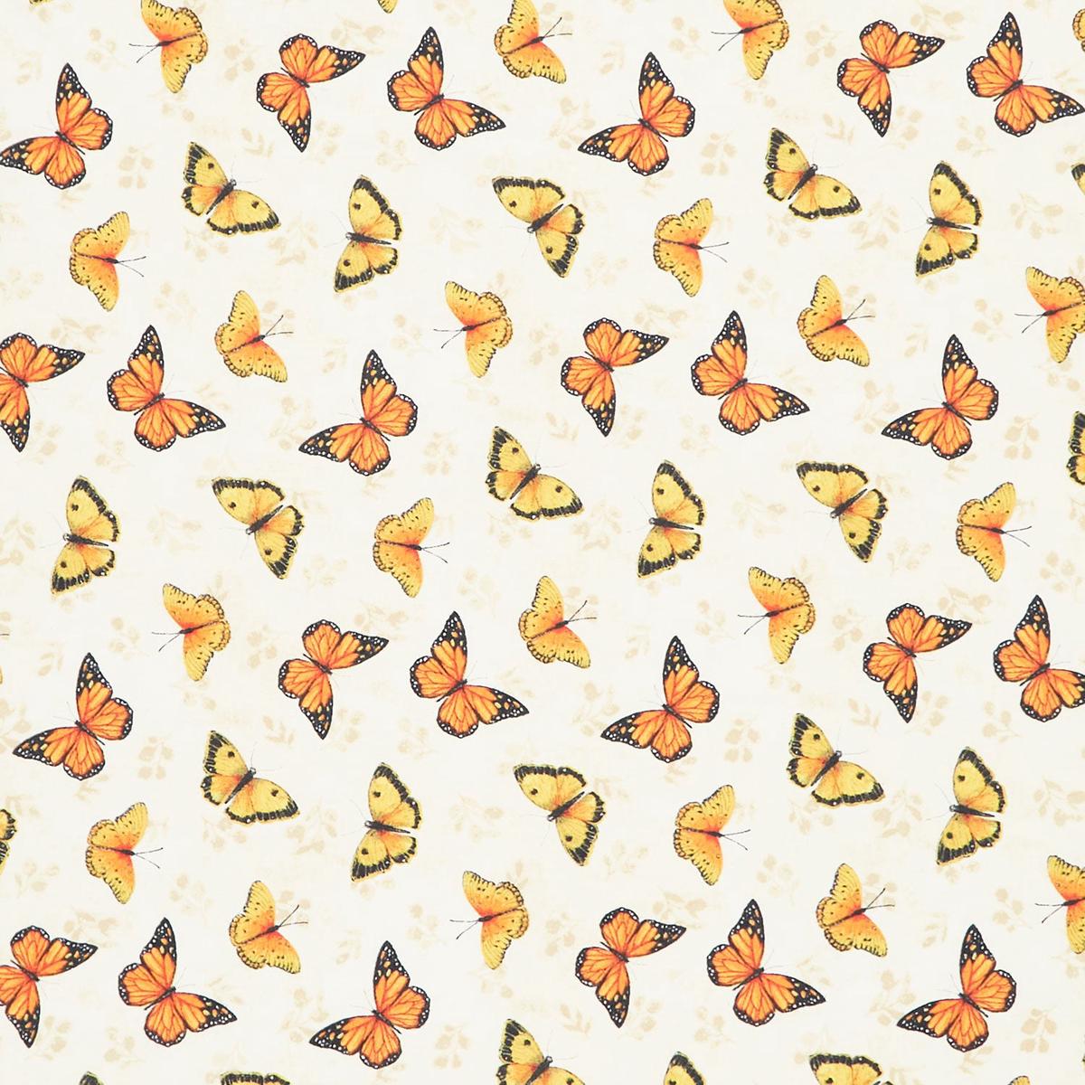 sunflower-splendor-butterfly-toss-cream-yardage