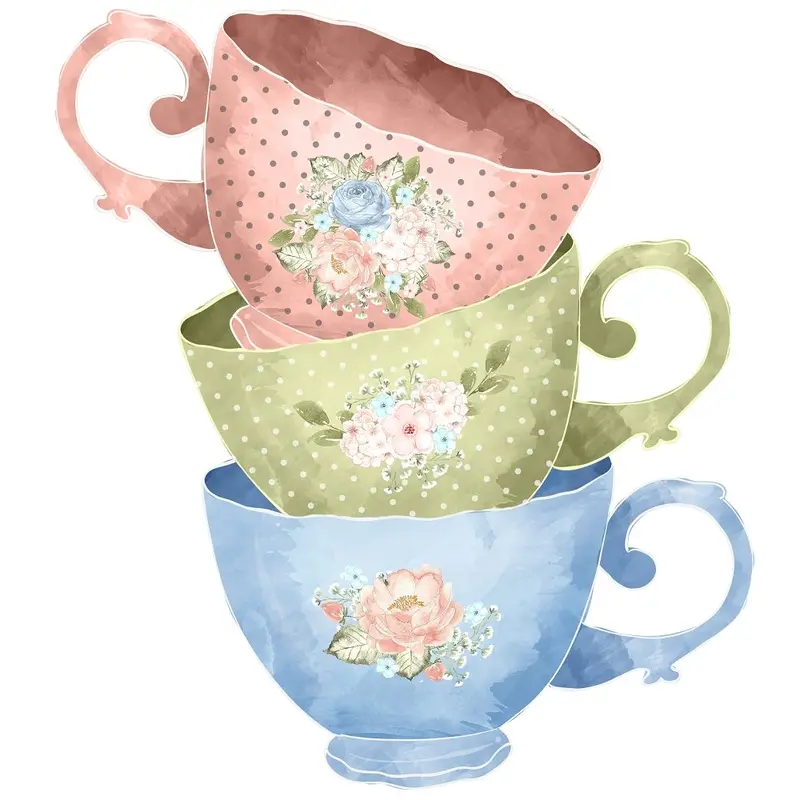 tea-time-set-of-cups-2-fabric-panel