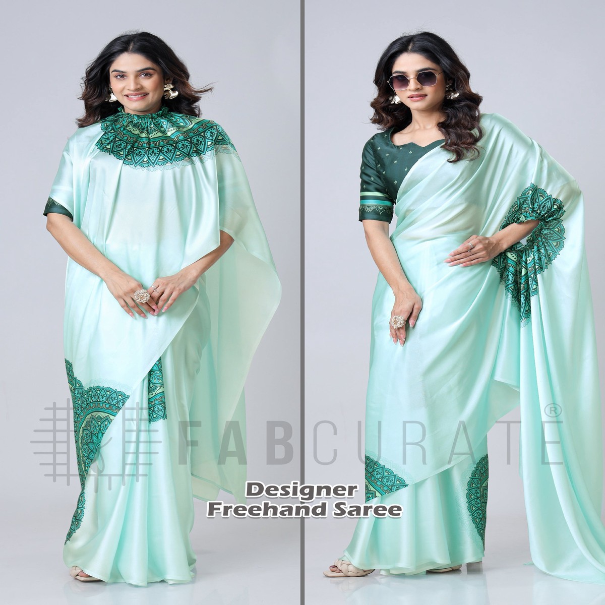 electric-blue-mandalaa-print-freehand-mandalaa-pattern-saree