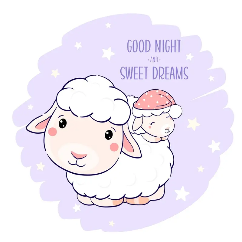 good-night-sweet-dreams-lamb-fabric-panel