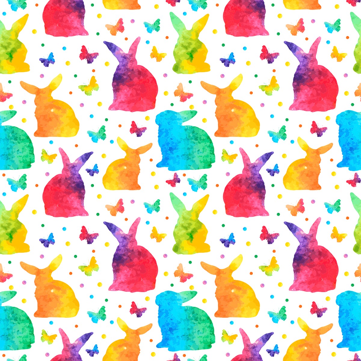 colorful-watercolor-butterflies-rabbits-fabric