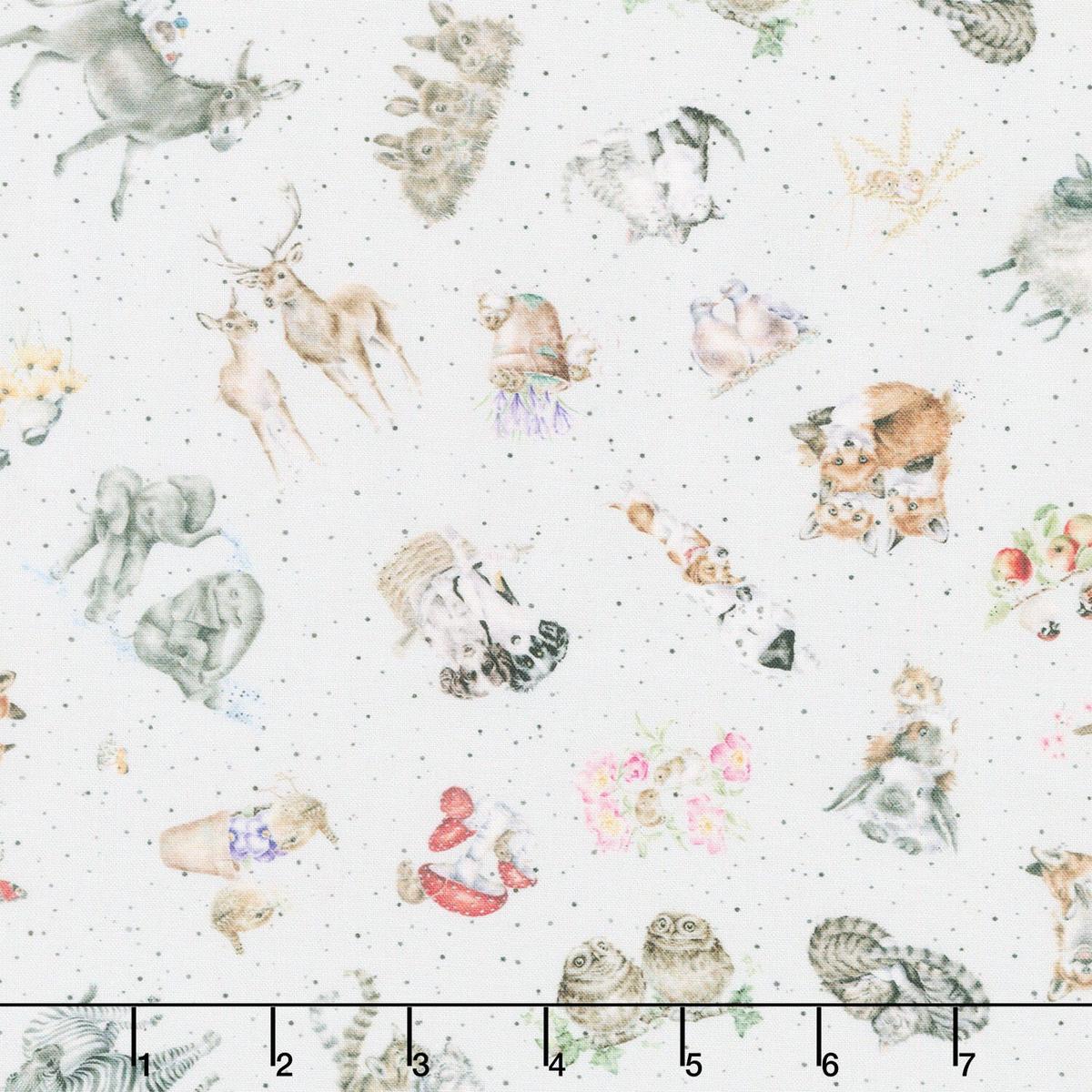 together-is-better-tossed-animals-soft-grey-yardage
