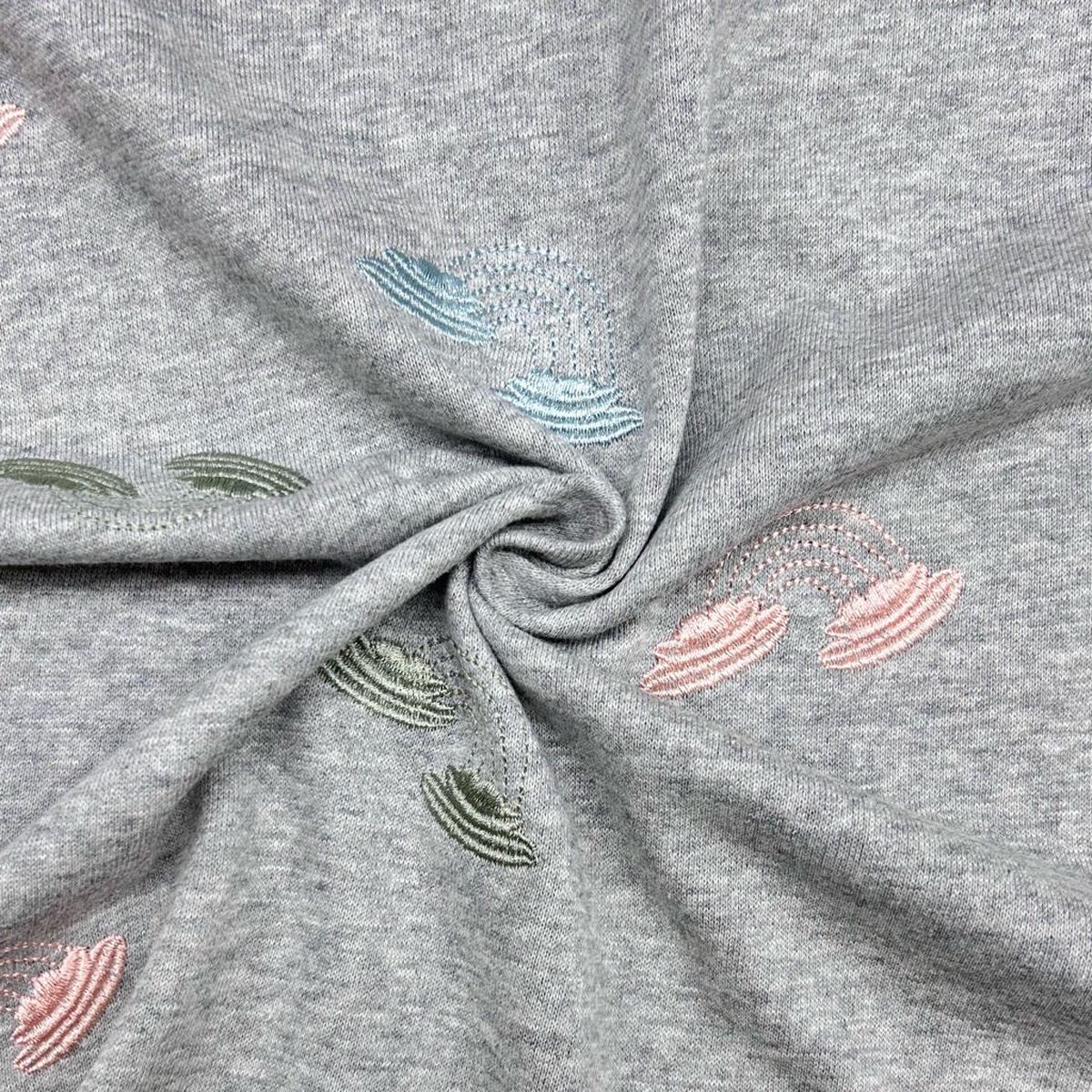 rainbows-on-grey-french-terry-fabric