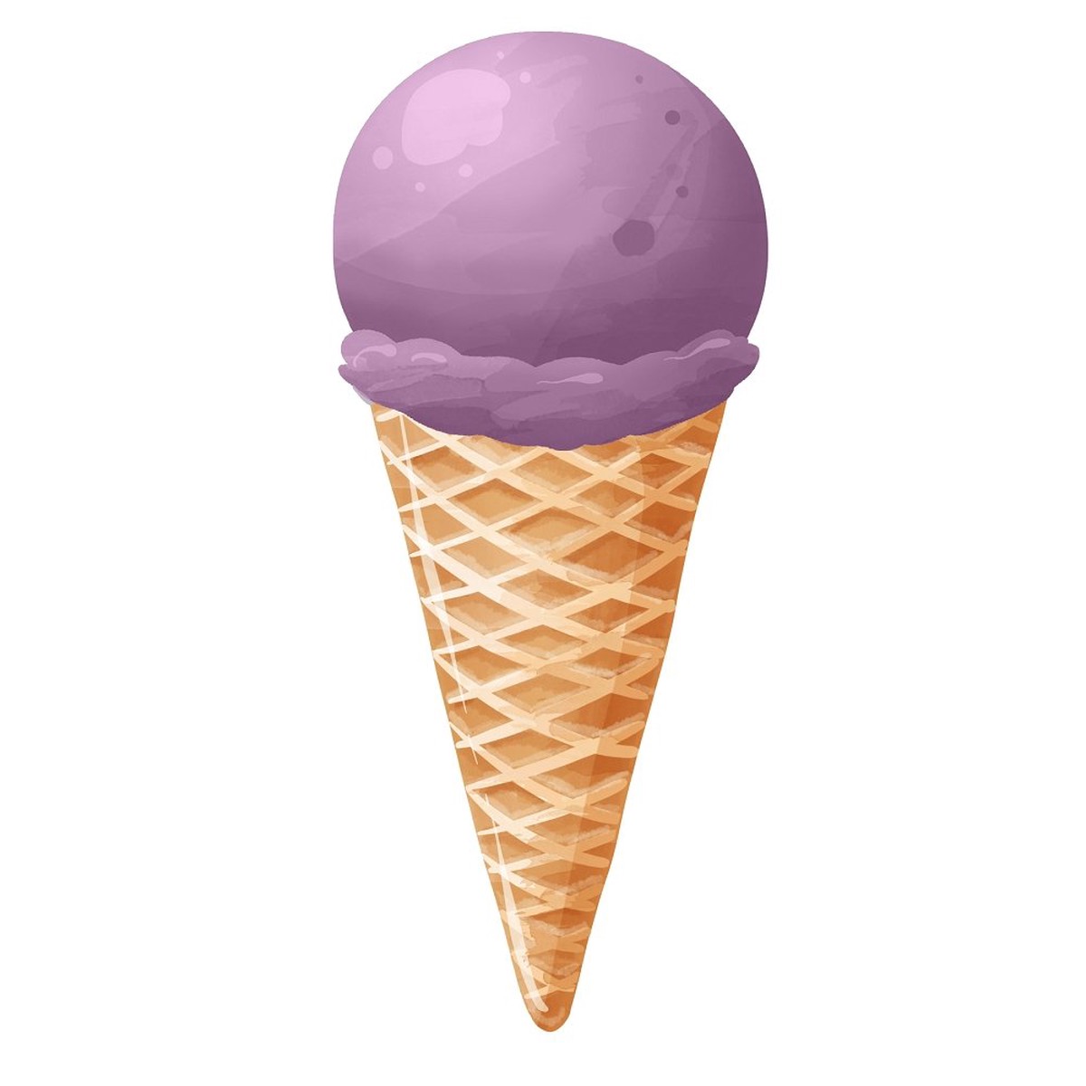 ice-cream-cone-fabric-panel-lavender