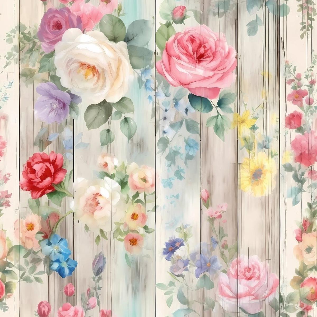 vintage-florals-on-wood-planks-7-fabric