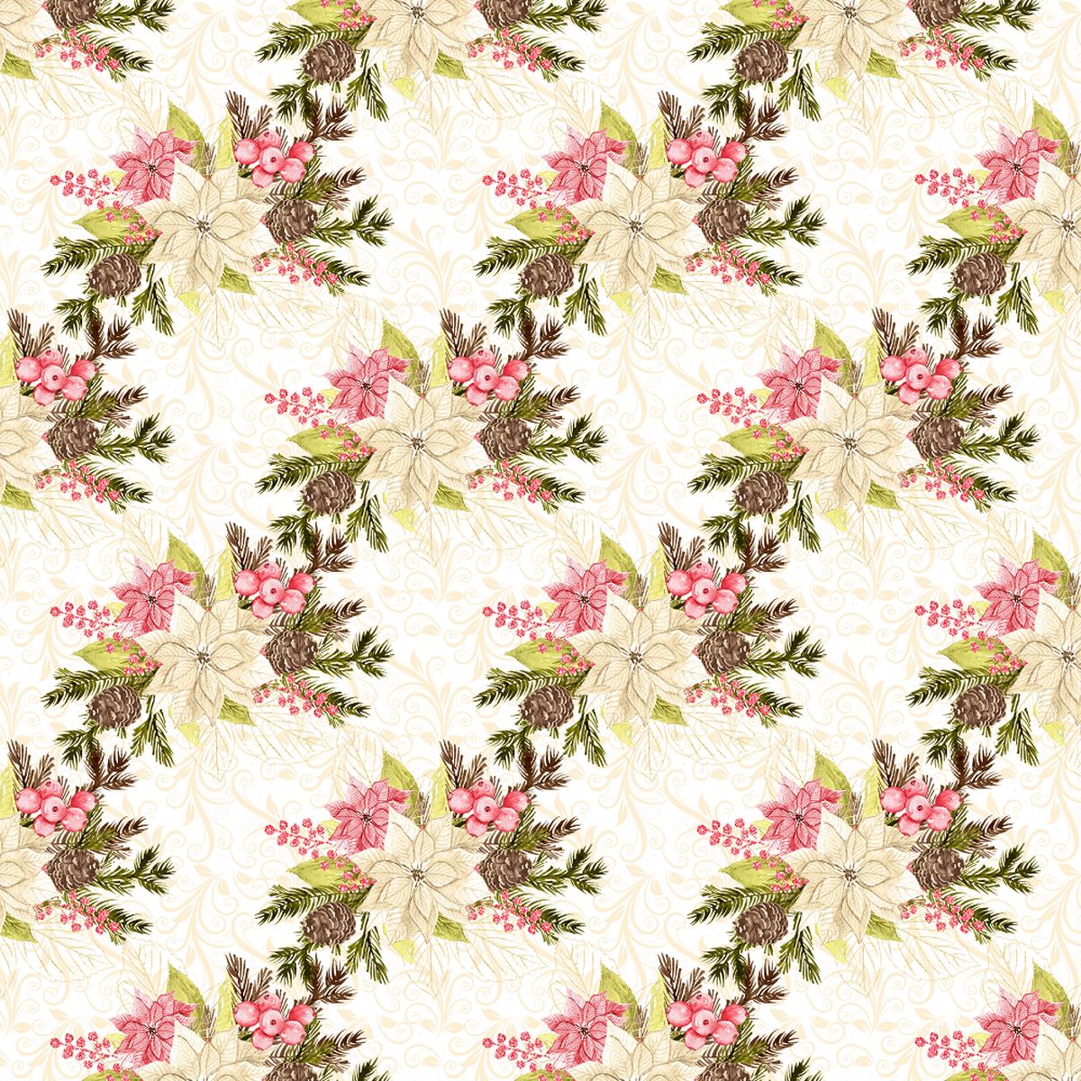 winter-poinsettias-filigree-fabric-white