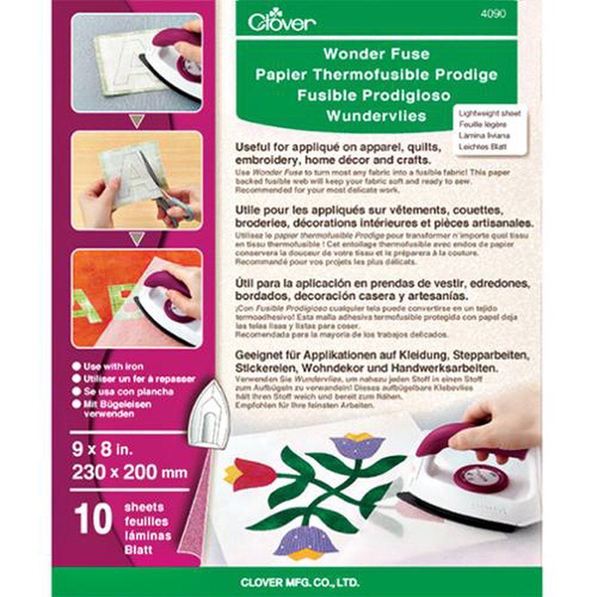 wonder-fuse-9-x-8-10ct-4090-clover-needlecraft-sewing-notions-moda-4090-clover