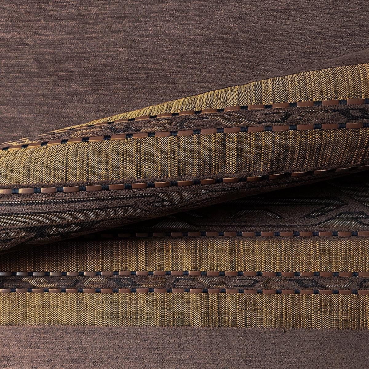 brown-southwestern-geometric-faux-leather-stripe-chenille-upholstery-fabric-54